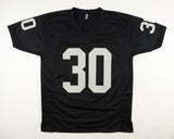Mark van Eeghen Signed Oakland Raiders Jersey (JSA COA) Super Bowl XI & XV R.B.