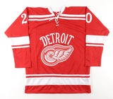 John Bucyk Signed Detroit Redwings Jersey Inscribed "HOF 1981" (JSA COA)