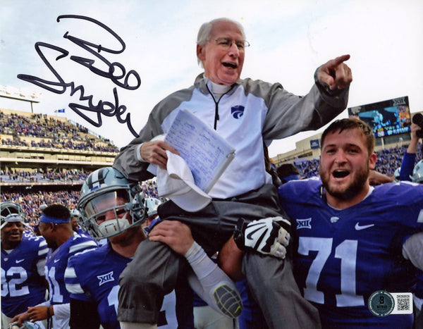 BILL SNYDER SIGNED AUTOGRAPHED KANSAS STATE WILDCATS 8X10 PHOTO BECKETT