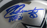 Drew Pearson HOF Autographed Mini Cowboys Speed Football Helmet JSA