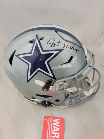 JAVONTE WILLIAMS SIGNED DALLAS COWBOYS FS SPEEDFLEX AUTHENTIC HELMET BECKETT