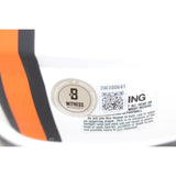 Michael Irvin Autographed Miami Hurricanes Lunar Mini Helmet Beckett WIT 51779