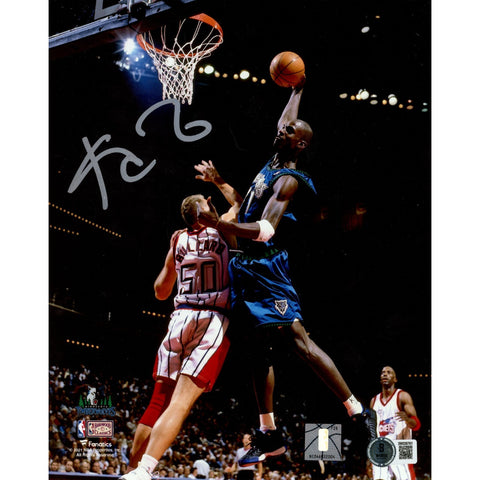 Kevin Garnett Autographed/Signed Minnesota Timberwolves 8x10 Photo Beckett 50876