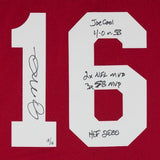 Signed Joe Montana 49ers Jersey