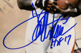 Floyd Little & Terrell Davis Dual Autographed 16x20 Broncos Photo Beckett COA