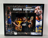 Kevin Durant Autographed Warriors Champions 16x20 Photo LED Display Fanatics COA