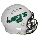 Aaron Rodgers Autographed Jets Lunar Eclipse Full Size Speed Helmet Fanatics