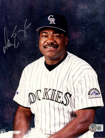 Don Baylor Autographed/Signed Colorado Rockies 8x10 Photo Beckett 50586