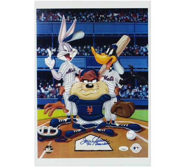 Tom Seaver Signed Cincinnati Reds Unframed 12x17 Looney Tunes Photo - Franchise