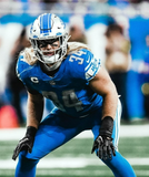 Alex Anzalone Signed Detroit Lions Jersey (Beckett) 2017 3rd Round Pick / L.B.