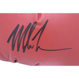 Mike Tyson Autographed/Signed L Red Everlast Boxing Glove JSA 38194