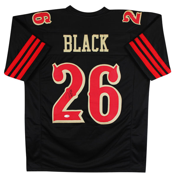 Kaelon Black Signed 2025 Rivalries Black Pro Style Jersey JSA Witnessed