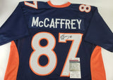Ed McCaffrey Signed Denver Broncos Jersey (JSA COA) 3xSuper Bowl Champion / WR