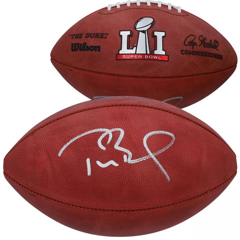 TOM BRADY Autographed New England Patriots Super Bowl LI Pro Football FANATICS