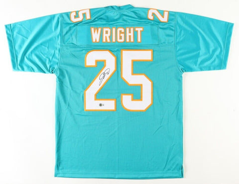 Jaylen Wright Signed Miami Dolphins Jersey (Beckett) Ex-Tennessee Vol Running Bk