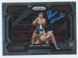 Brutus Creed WWE Authentic Signed 2024 Panini Prizm #76 Card BAS #BS86646