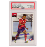 Jesus Ferreira Signed 2021 Topps MLS FC Dallas #166 - PSA Authentic