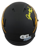 Arizona State Jordyn Tyson Authentic Signed Black Speed Mini Helmet BAS Witness
