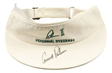 Arnold Palmer Signed Perennial Ryegrass Visor JSA