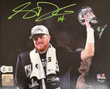 Sam Darnold Autographed Seattle Seahawks Super Bowl LX 60 8x10 Photo Beckett