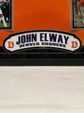 John Elway Autographed/Inscribed "1987 NFL MVP" Nike Jersey DLX Framed BAS COA