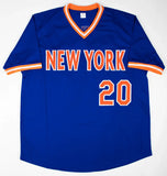 Howard Johnson Signed New York Mets Jersey (JSA COA) 2xWorld Series Champ 84/ 86