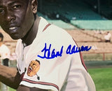 Braves HANK HENRY AARON Signed 16x20 Photo #8 AUTO - HOF - MVP - 57 Champ - JSA