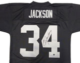 RAIDERS BO JACKSON AUTOGRAPHED AUTHENTIC M&N THROWBACK JERSEY L BECKETT 230007