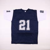 Deion Sanders Signed Dallas Cowboys Jersey (Beckett COA) 8xPro Bowl Def. Back