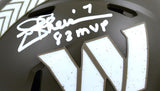 Joe Theismann Signed Commanders Salute to Service Mini Helmet w/MVP- Beckett W