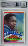 Tony Dorsett Autographed 1980 Topps #330 Trading Card Beckett 10 Slab 39258