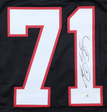 Bill Goldberg Signed Atlanta Falcons Jersey (JSA) WCW & WWE Champion Wrestler/DT