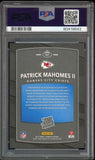 2017 Panini Donruss Rated Rookie Patrick Mahomes RC Yellow Ink PSA 9/10 Auto