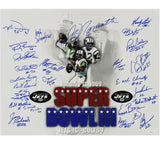 Joe Namath, Don Maynard Signed NY Jets Unframed 16x20 '68 SB Photo - 25 Sig