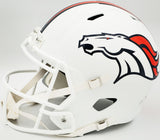 RUSSELL WILSON AUTOGRAPHED BRONCOS MATTE WHITE FULL SIZE HELMET FANATICS 227944