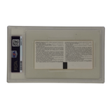 Xavi Signed 2000 First Goal for Catalonia Match Ticket - PSA 5