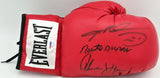 Boxing Greats Autographed Glove Leonard Hearns Duran Beckett PSA/DNA 5A16137