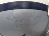 Bob Lilly Autographed Authentic Full Size Helmet Cowboys HOF SB VI Champs (Very
