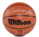 Ausar Thompson Autographed Detroit Pistons Wilson Basketball Panini