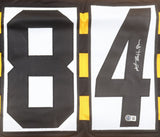Antonio Brown Signed Pittsburgh Steelers Pro Cut Bumble Bee T/B Jersey (Beckett)