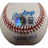 Rod Carew Autographed/Signed California Angels AL Baseball HOF 91 Beckett 56509