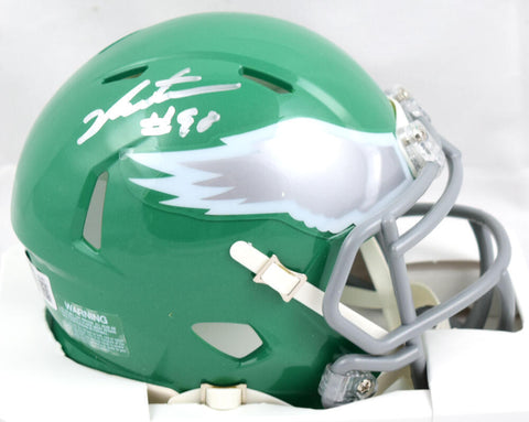 Jalen Carter Autographed Eagles ALT '23 Speed Mini Helmet-Beckett W Hologram