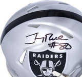Jerry Rice Oakland Raiders Autographed Riddell Speed Mini Helmet