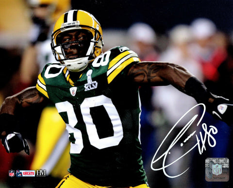 Packers SB Champ DONALD DRIVER Signed 8x10 Photo #18 AUTO - Career Leader