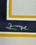 Framed Autographed/Signed Khalil Mack 35x39 Los Angeles LA White Jersey COA