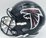 MICHAEL PENIX JR. AUTOGRAPHED FALCONS BLACK FULL SIZE HELMET BECKETT 242570