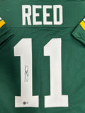 Packers Receiver JAYDEN REED Signed Custom Replica Green Jersey AUTO - BAS