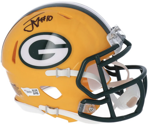 JORDAN LOVE Autographed Green Bay Packers Mini Speed Helmet FANATICS