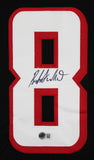 Roddy White Authentic Signed Black Pro Style Jersey Autographed BAS Witnessed 2