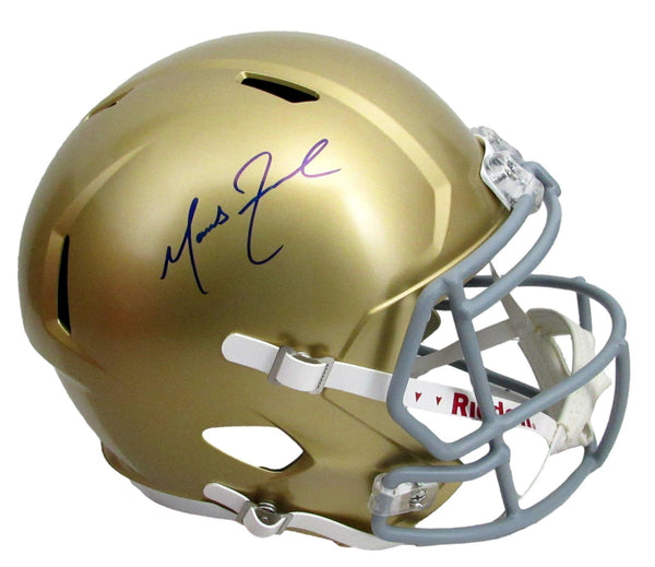 Marcus Freeman Signed/Auto Full Size Replica Helmet Notre Dame Beckett 204851